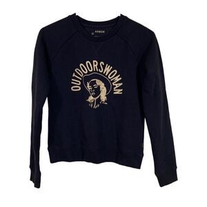ARBOR XS Navy and Cream Outdoorswoman‎ Sweatshirt